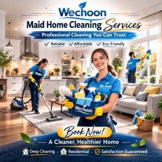 Maintaining a clean home can be challenging with a busy schedule. That’s why many homeowners trust Weschoon maid home cleaning services for professional, dependable cleaning. In this guide, we’ll explore how our services help keep homes fresh, organized, and stress-free.#housecleaningservice #homecleaningservices #professionalcleaningcompany #professionalclean #cleaningforhome #cleaners #cleanhomemagic