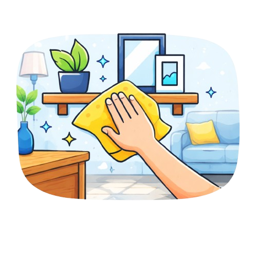 dusting-and-wiping | Weschoon